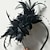 voordelige Hoeden &amp; Hoofdstukken-fascinators handgemaakte kentucky derby hoed bruids hoofdtooi veren hoofdtooi kinder podiumvoorstelling veren hoofdtooi haarhoepel