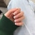 voordelige kunstnagels-24 stks eenvoudige franse zomer kleine verse afgewerkte manicure nagel stuk gelei naakt roze franse witte rand nep nagel patch
