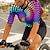 preiswerte Radtrikot Damen-21Grams Damen Radtrikot fahrradbekleidung Fahrradtrikot Kurzarm Fahhrad Shirt mit 3 Gesäßtaschen MTB Mountain Rennrad Atmungsaktiv Feuchtigkeitsableitung Schnelltrocknend Reflexstreiffen Gelb Blau