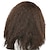 abordables Perruques de déguisement-Hagrid perruque film cosplay marron cheveux longs bouclés barbe accessoires