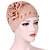 tanie Nakrycia głowy dla kobiet-12 kolorów kobiety nowe mody boczne dekoracje kwiatowe z zroszony solidny szalik czapka muzułmańska chusta na głowę chemo elastyczny turban bandany damskie akcesoria do włosów