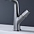 cheap Bathroom Sink Faucets-Bathroom Sink Faucet with Pull Out Spray,Brass Liftable 3-modes Electroplated / Painted Finishes Centerset Single Handle One Hole Lavatory Rotating Spout for Cold and Hot Water Bath Taps
