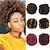 cheap Ponytails-Drawstring Ponytails Classic / Women / Easy dressing Synthetic Hair Hair Piece Hair Extension Curly / Afro 8 inch Party / Evening / Daily Wear / Vacation