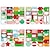 cheap Stickers-8 Sheets Santa Claus Christmas Bell Stickers for School Office Business Waterproof Self-adhesive Aesthetic Luxury for Women Men Girls