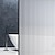 tanie folie okienne-Folia chroniąca okno, folia okienna ze szkła trzcinowego, nieprzylepna przezroczysta folia chroniąca przed słońcem, zdejmowana zasłona przeciwsłoneczna dekoracyjna naklejka okienna 100*45cm(39*18 &quot;)