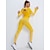 billiga Set och One-Pieces-Dam Set med sportkläder Träningsset Vinter 2 st Beskuren Rand Damasker Magtröja Gul Rosa Elastan Yoga Kondition Gymträning Magkontroll Rumplyft Andningsfunktion Sport Sportkläder Elastisk
