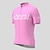 cheap Men&#039;s Jerseys-21Grams Men&#039;s Cycling Jersey Short Sleeve Bike Top with 3 Rear Pockets Mountain Bike MTB Road Bike Cycling Breathable Moisture Wicking Quick Dry Reflective Strips Black White Pink Graphic Polyester