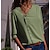 ieftine Bluze &amp; Cămăși Damă-Pentru femei Cămașă Bluză Negru Alb Galben Simplu Buton Manșon Lung Casual Zilnic De Bază Afacere Elegant În V Regulat Bumbac S