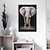 preiswerte Tierdrucke-1 stück tier wandkunst leinwand giraffe elefant poster und drucke moderne wandkunst bild für wohnzimmer kein rahmen