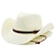 baratos Chapéus de mulher-chapéus de cowboy femininos com banda retrô esculpida chapéus ocidentais