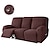 baratos Cadeira Reclinável &amp; Cadeirões-Capa de sofá reclinável de 3 lugares resistente à água e derramamento jacquard e protetor elástico para poltronas reclináveis