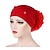 お買い得  レディース帽子-新しい女性の脱毛キャップビーニー頭蓋骨フラワーパールイスラム教徒の癌ケモキャップイスラム教のインドの帽子カバーヘッドスカーフファッションボンネット