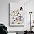 abordables Peintures animaux-Mintura main chien animaux peintures à l&#039;huile sur toile mur art décoration moderne abstrait image pour la décoration intérieure roulé sans cadre non étiré peinture