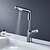 cheap Bathroom Sink Faucets-Bathroom Sink Faucet with Pull Out Spray,Brass Liftable 3-modes Electroplated / Painted Finishes Centerset Single Handle One Hole Lavatory Rotating Spout for Cold and Hot Water Bath Taps