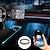 お買い得  車内アンビエントライト-車の室内装飾アンビエントライトコールド LED rgb ダッシュボードネオンストリップライトアプリ Bluetooth 制御音楽