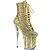 cheap Dance Boots-Women&#039;s Dance Boots Pole Dancing Shoes Performance Stilettos Ankle Boots Platform Solid Color Slim High Heel Round Toe Zipper Adults&#039; Almond Black Silver