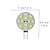 cheap LED Bi-pin Lights-10pcs 3W Bi-pin Disc LED Light Bulb 300lm G4 SMD5730 30W Halogen Equivalent Warm Cold White for Puck Lights RV Trailers Campers Automotive