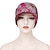 お買い得  レディース帽子-女性のプリントビーニー帽子女性の秋冬綿野球帽ポニーテールヴィンテージ暖かいターバンキャップバイザーキャップ