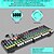 voordelige Toetsenborden-Bekabeld Mechanisch toetsenbord Toetsenbord Ergonomisch met standaardhouder RGB backlight Toetsenbord met Voeding Via USB 104 Sleutels