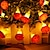 ieftine Fâșii LED-decor ciuperci estetic dormitor șir luminibaterie 1.5m10led/3m20led lumini ghirlande coroană agățat decor pentru cameră perete de plante decorațiuni de Crăciun
