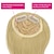 Χαμηλού Κόστους Φράντζες-κλιπ σε πλάγια κτυπήματα κομμάτια μαλλιών ξανθά ίσια συνθετικά εξτένσιον για γυναίκες