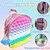 cheap Educational Toys-Pop Fidget Backpack for Girls School Supplies Pop Purse Bag and Notebook for Help Daily Learning and Relieve Stress Pop Pencil Case Use for School Semester Gift