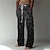 cheap Printed Pants-Men&#039;s Trousers Summer Pants Beach Pants Drawstring Elastic Waist Front Pocket Graphic Skull Comfort Soft Casual Daily Fashion Designer 1 2