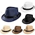 abordables Chapeaux Femme-Chapeaux de cowboy pour femmes, chapeaux occidentaux basiques à bande noire