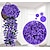 abordables Flores artificiales-Vivid artificial colgante manojo de orquídeas simulación flor vid violeta flor colgante vid orquídea colgante de pared cesta colgante flor balcón decoración del hogar pared de flores para la boda decoración del jardín