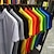abordables Polo classique pour homme-Homme POLO Tee Shirt Golf Extérieur Casual Col polo Classique Manche Courte Mode Décontractées Couleur unie Bouton devant Bouton bas Printemps été Standard Noir Blanche Jaune Rouge Bleu Gris POLO