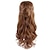 abordables Pelucas para disfraz-Peluca de pelo sintético ondulado marrón largo con bollos trenzados para mujer pelucas de cosplay