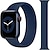 זול להקות Apple Watch-סולו לופ מותאם ל רצועת השעון של Apple Watch עמיד במים אלסטי מתכוונן סיליקון רך רצועת שעון חלופית ל Series 8 7 6 5 4 3 2 1 SE
