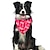 abordables Vêtements pour chiens-serviette de salive pour animaux de compagnie saint valentin écharpe triangulaire pour animaux de compagnie écharpe pour chien fournitures pour animaux de compagnie