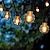 voordelige LED-lichtstrengen-globe lichtslingers 15m/50ft 50leds g40 buiten hangende globe terrasverlichting met 50 heldere lampen (2 reserve) ul-listed aansluitbare achtertuinverlichting voor binnen buiteninrichting 50 hangende