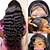 cheap Human Hair Lace Front Wigs-13x6 Glueless Lace Front Human Hair Wigs Loose Deep Wave Wig Real Human Hair PrePlucked Wigs For Women Middle Part Free Part Brazilian Hair Loose Deep Wave Black Wig