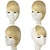 cheap Bangs-Clip in Side Bangs Hair Pieces Blonde Straight Synthetic Extensions for Women