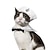 abordables Ropa para perro-ropa para mascotas ropa perro gato sombrero traje de marinero traje azul marino traje de vela capa