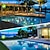 baratos Luzes Subaquáticas-Luzes submersíveis 13 leds piscina lagoa luz rgb com luz noturna subaquática remota ip68 ímã lâmpada brilhante para aquário de lagoa novo 2022