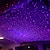 Недорогие Освещение салона-Многоцветный автомобильный светодиодный звездный проектор на крыше, интерьерный светодиодный звездный лазерный проектор для атмосферы, usb-галактические фонари