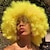 billige Kostymeparykk-cosplay parykker afro puff parykker for kvinner kort afro kinky krøllete parykk varmebestandig syntetisk hår fluffy myk naturlig utseende parykk for svarte kvinner