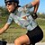 cheap Women&#039;s Jerseys-Miloto Women&#039;s Cycling Jersey Short Sleeve Winter Bike Jersey with 3 Rear Pockets Mountain Bike MTB Moisture Wicking Reflective Strips Back Pocket Stretchy White Yellow Blue Orange Gradient Sports