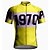 cheap Cycling Jerseys-21Grams Men&#039;s Cycling Jersey Short Sleeve Bike Top with 3 Rear Pockets Mountain Bike MTB Road Bike Cycling Breathable Quick Dry Moisture Wicking Reflective Strips Green Yellow Sky Blue Polyester