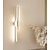 abordables Éclairages coiffeuses et miroirs-vanité lumière led miroir avant lampe étanche ip20 71cm led salle de bain lumières sur miroir noir/blanc luminaires muraux pour salle de bain chambre salon armoire 110-240v