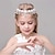 preiswerte Haarstyling-Zubehör-Kinder Tiara Prinzessin Stirn Kopf Kette Mädchen Haarschmuck Haarnadel Blumenmädchen Kleid Zubehör Geburtstag Show Krone Anhänger