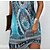 cheap Dresses-Women&#039;s Casual Dress Ethnic Dress Mini Dress Black Blue Green Geometric Sleeveless Summer Spring Cut Out Classic Halter Vacation 2023 S M L XL XXL 3XL