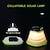 preiswerte LED-Camping-Beleuchtung-Solarklapp-LED-Licht, tragbares Campinglicht, weiche Gummi-Teleskoplampe, 3 Modi, wasserdichte, wiederaufladbare Campingzeltlaterne