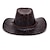 billige Historiske og vintagekostumer-18. århundrede 19. århundrede staten Texas Cowboy hat West Cowboy amerikansk Herre Dame Ferierejse Afslappet / Hverdag Hat