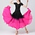 Χαμηλού Κόστους Ρούχα για χοροεσπερίδα-Επίσημος Χορός Ρούχα Γυμναστικής Φούστες Πλισέ Καθαρό Χρώμα Κόψιμο Γυναικεία Εκπαίδευση Επίδοση Κοντομάνικο Ψηλό Σιφόν Πολυεστέρας