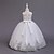preiswerte Partykleider-Kinder Wenig Mädchen Kleid Einfarbig Blume A Linie Kleid Party Besondere Anlässe Pailletten Bestickt Weiß Champagner Rote Midi Ärmellos Prinzessin nette Art Kleider Frühling Sommer Schlank 4-13 Jahre