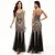 cheap Great Gatsby-Audrey Hepburn The Great Gatsby 1950s Roaring 20s 1920s Flapper Dress Women&#039;s Sequins Costume Vintage Cosplay Party / Evening Sleeveless Dress Masquerade